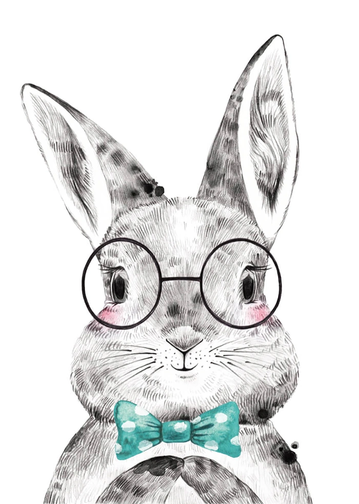 Zajączek w okularach