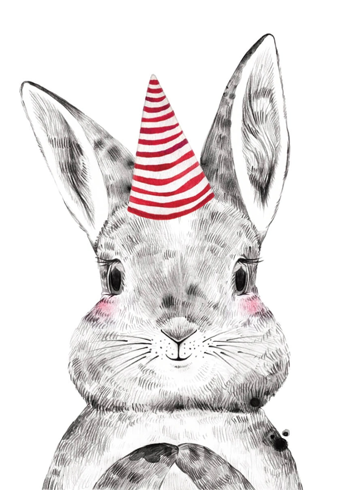 Zajączek w czapeczce