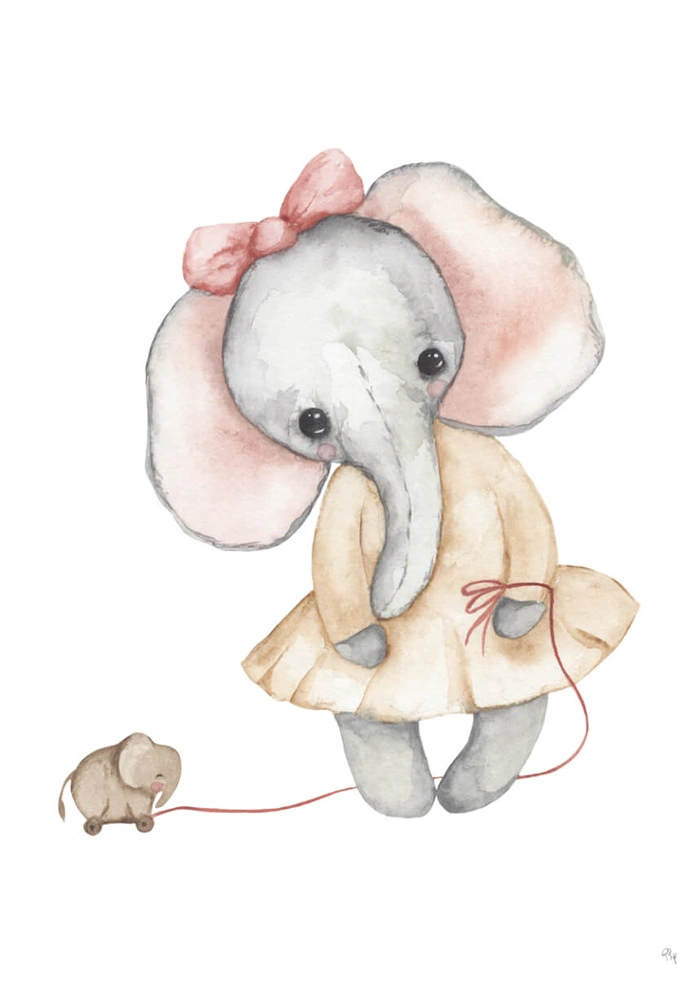 Vintage toys elephant