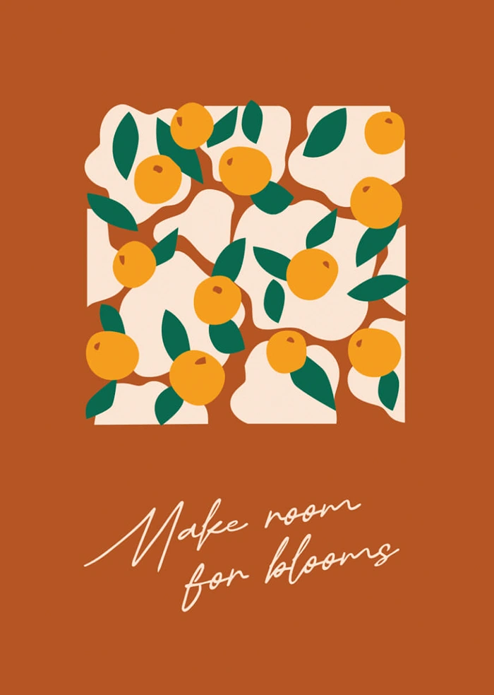 Make room for blooms