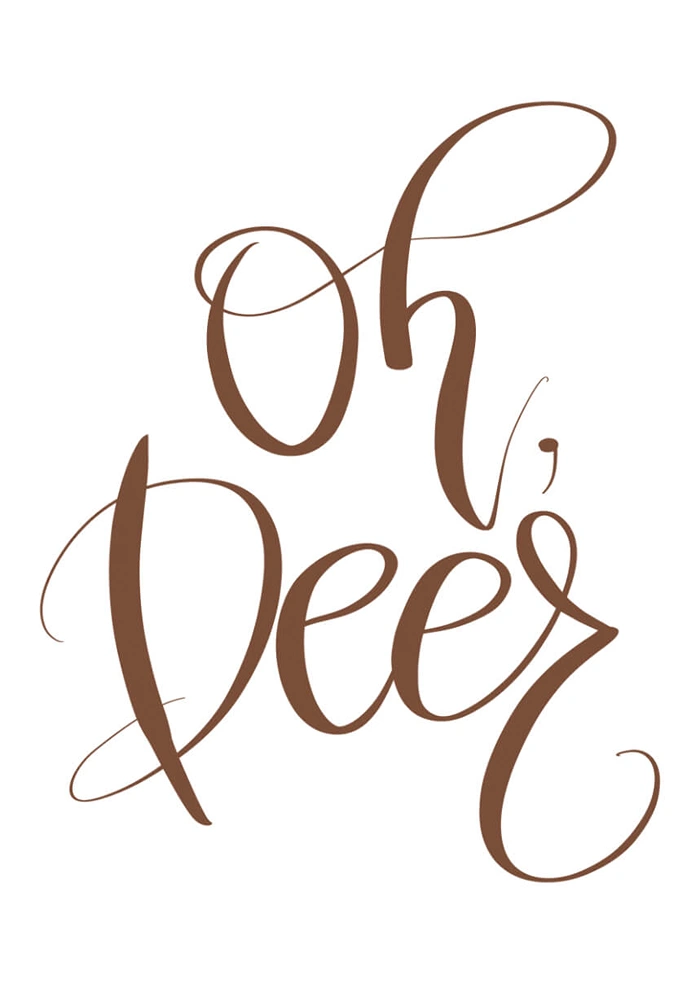 Oh deer