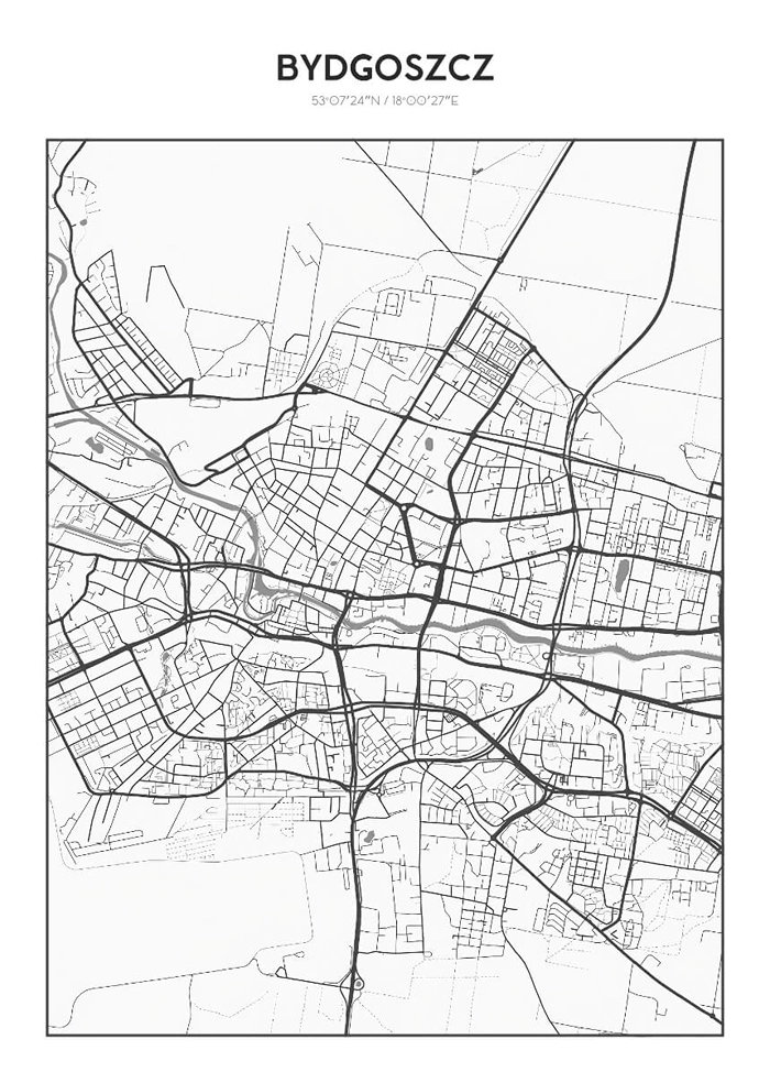 Mapa Bydgoszczy