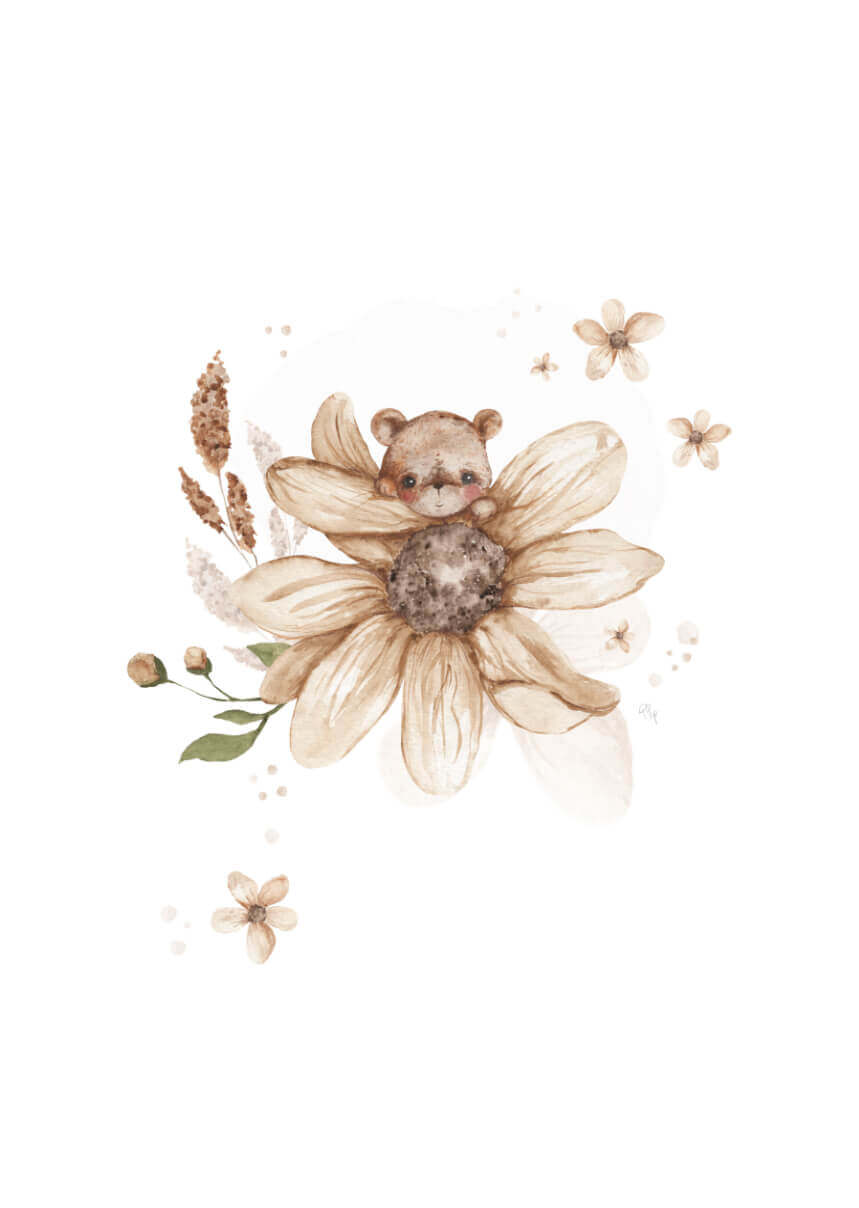 Blooming bear