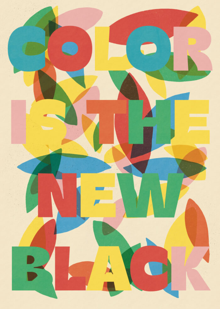 Color is the new black