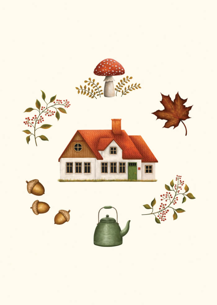 Domek jesienny