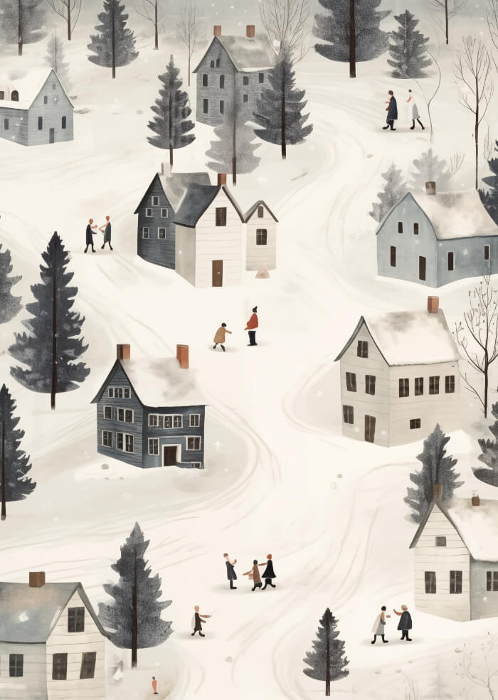 Zimowe miasteczko