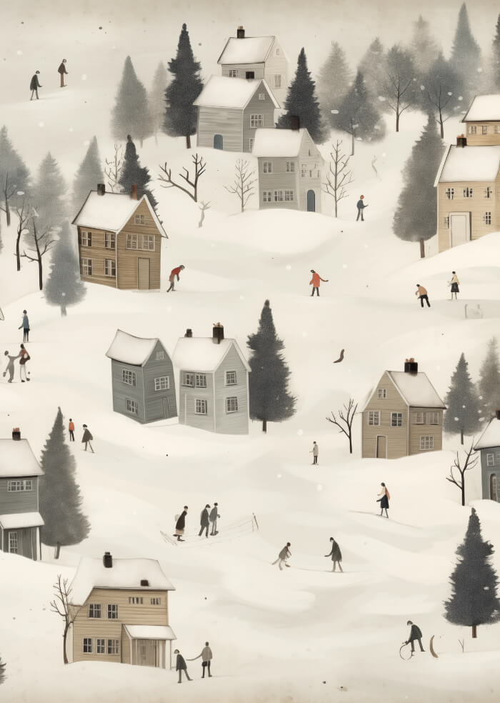 Zimowe miasteczko
