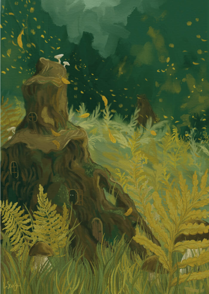 Życie w leśnym podszyciu