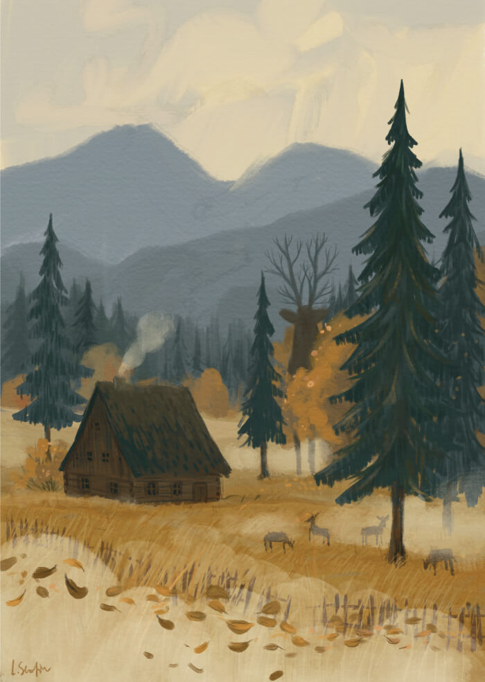 Leleń odwiedził Sudety