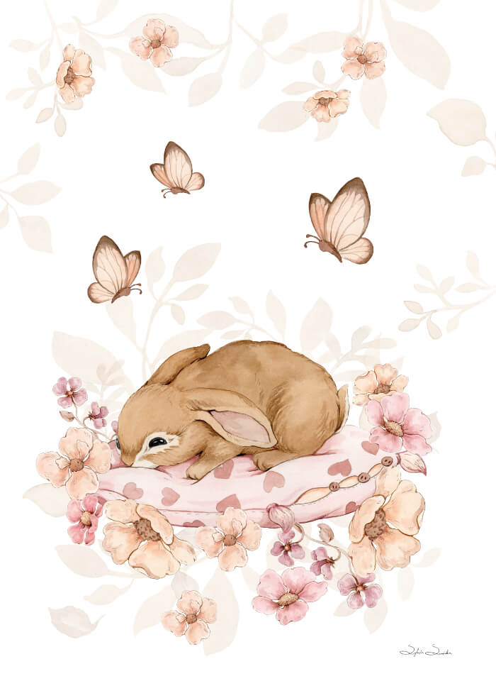 Zajączek na poduszce