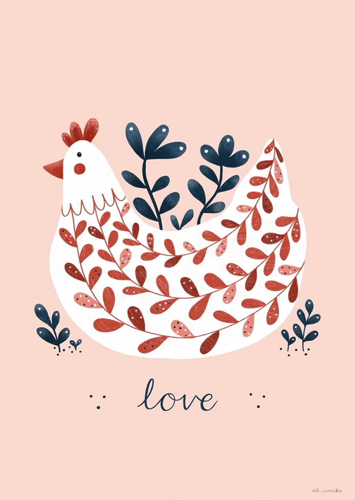 Kura pełna miłości